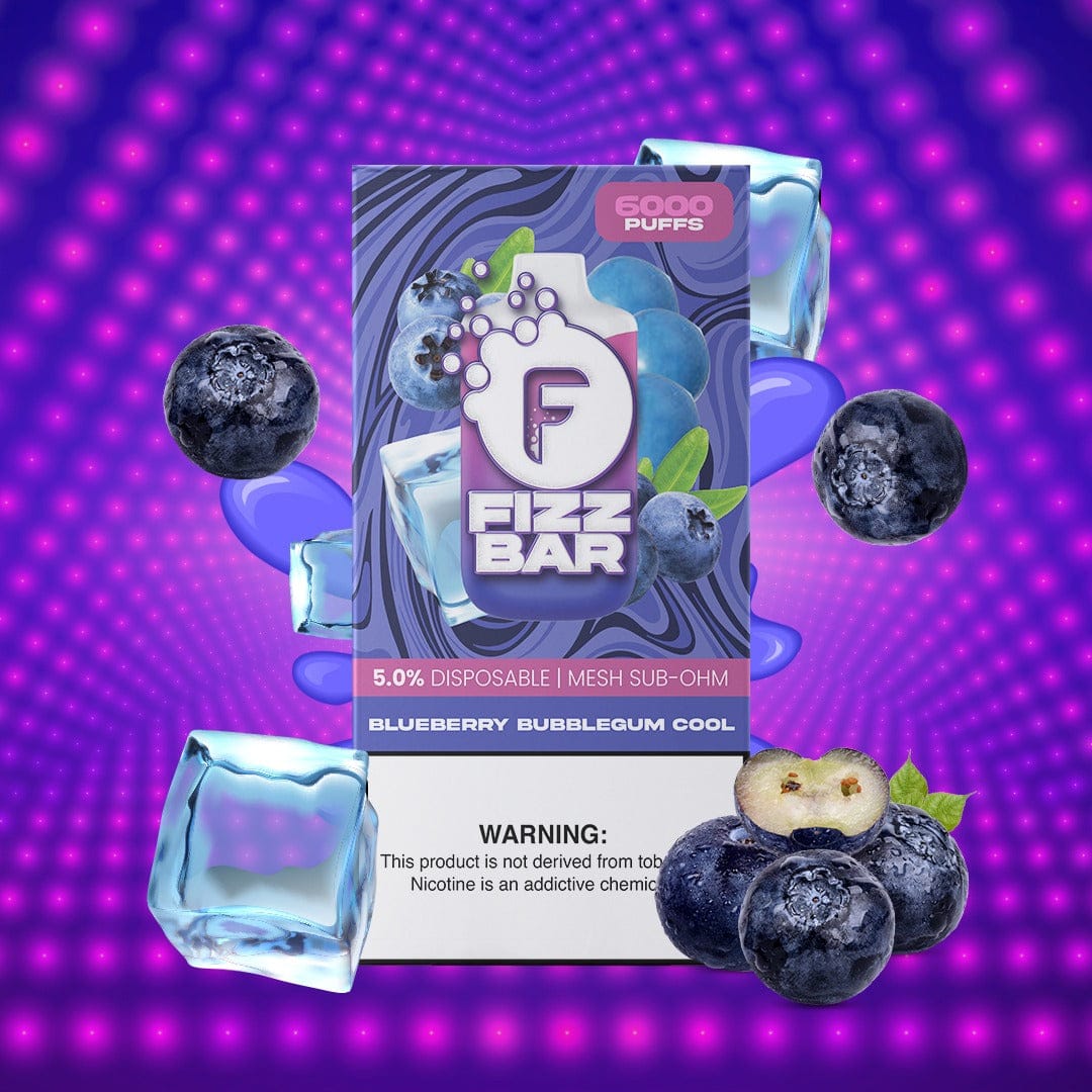 FIZZ Bars -Blueberry Bubblegum Cool