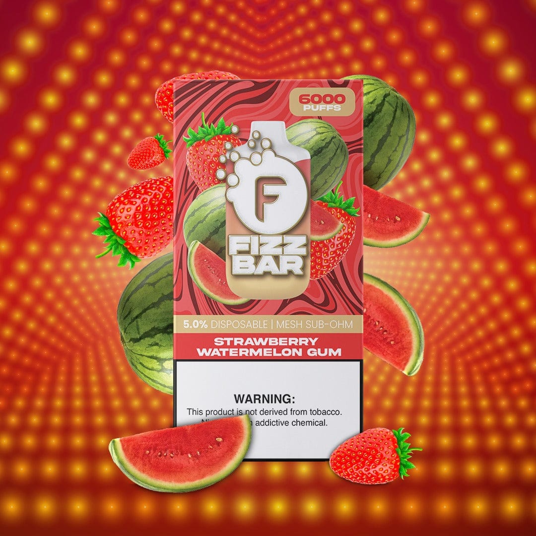 FIZZ Bars - Strawberry Watermelon Gum