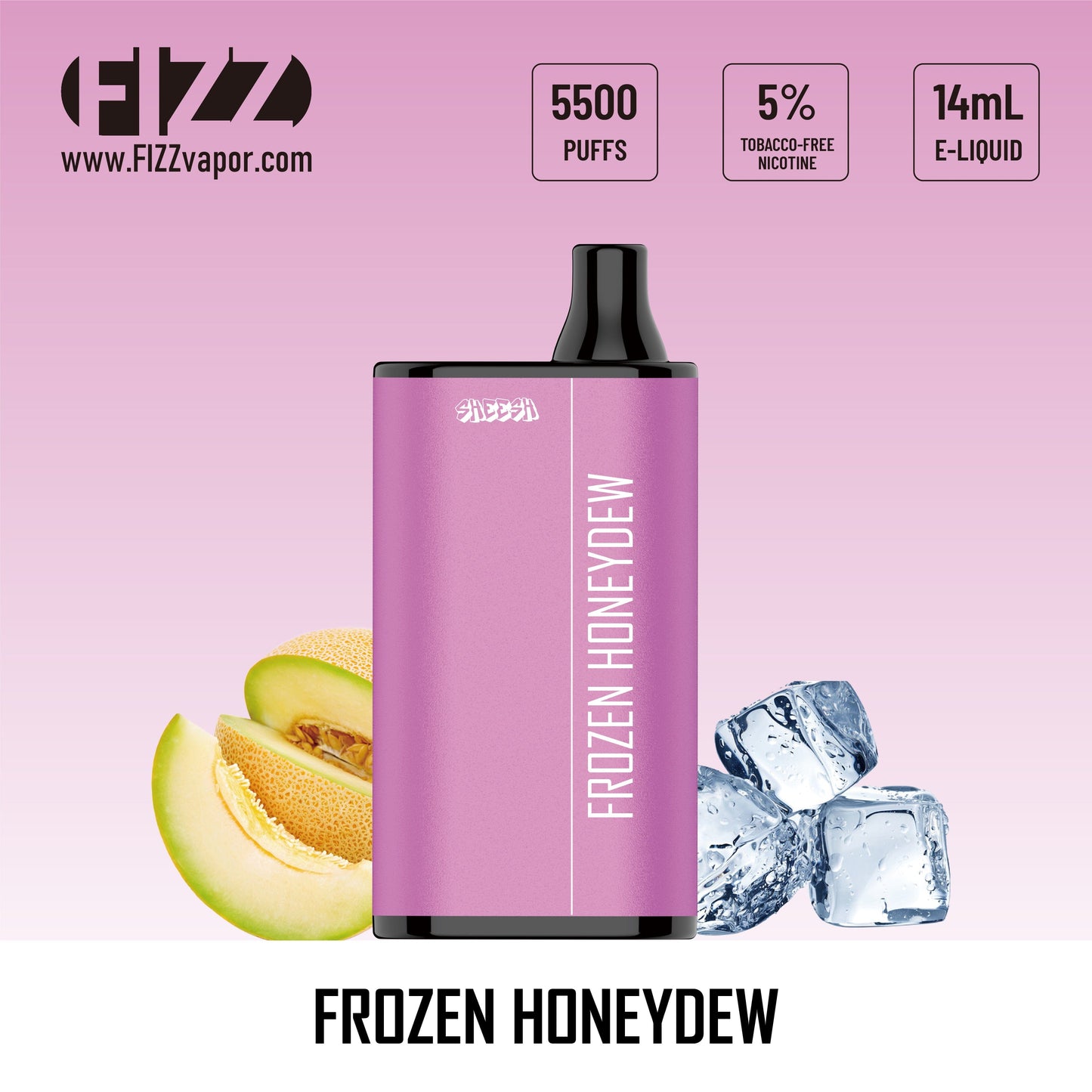 Sheesh - Frozen Honeydew – Fizz Vapors
