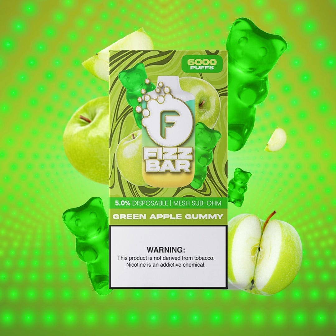 FIZZ Bars - Green Apple Gummy